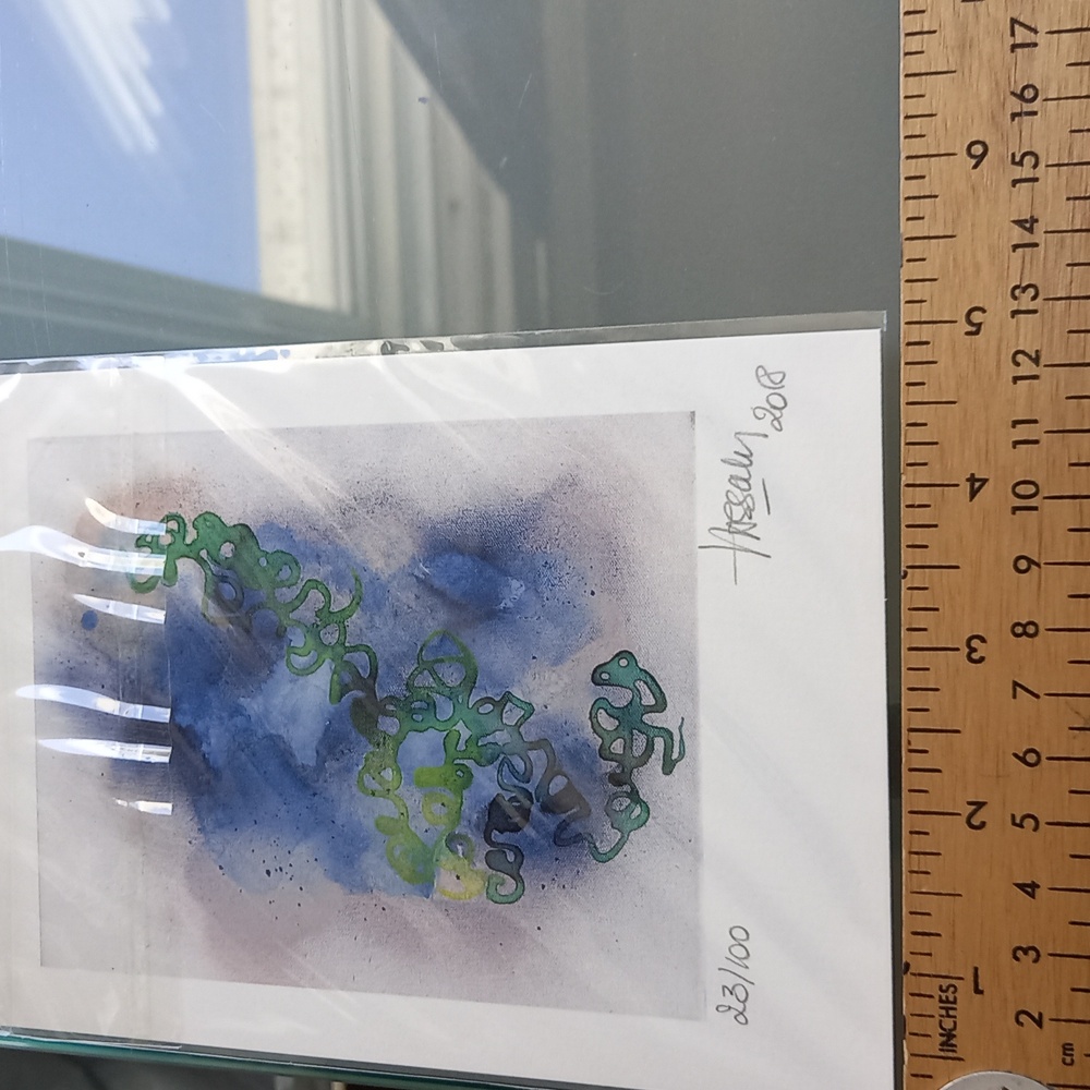 Original Art Print Card By Francoise Issaly